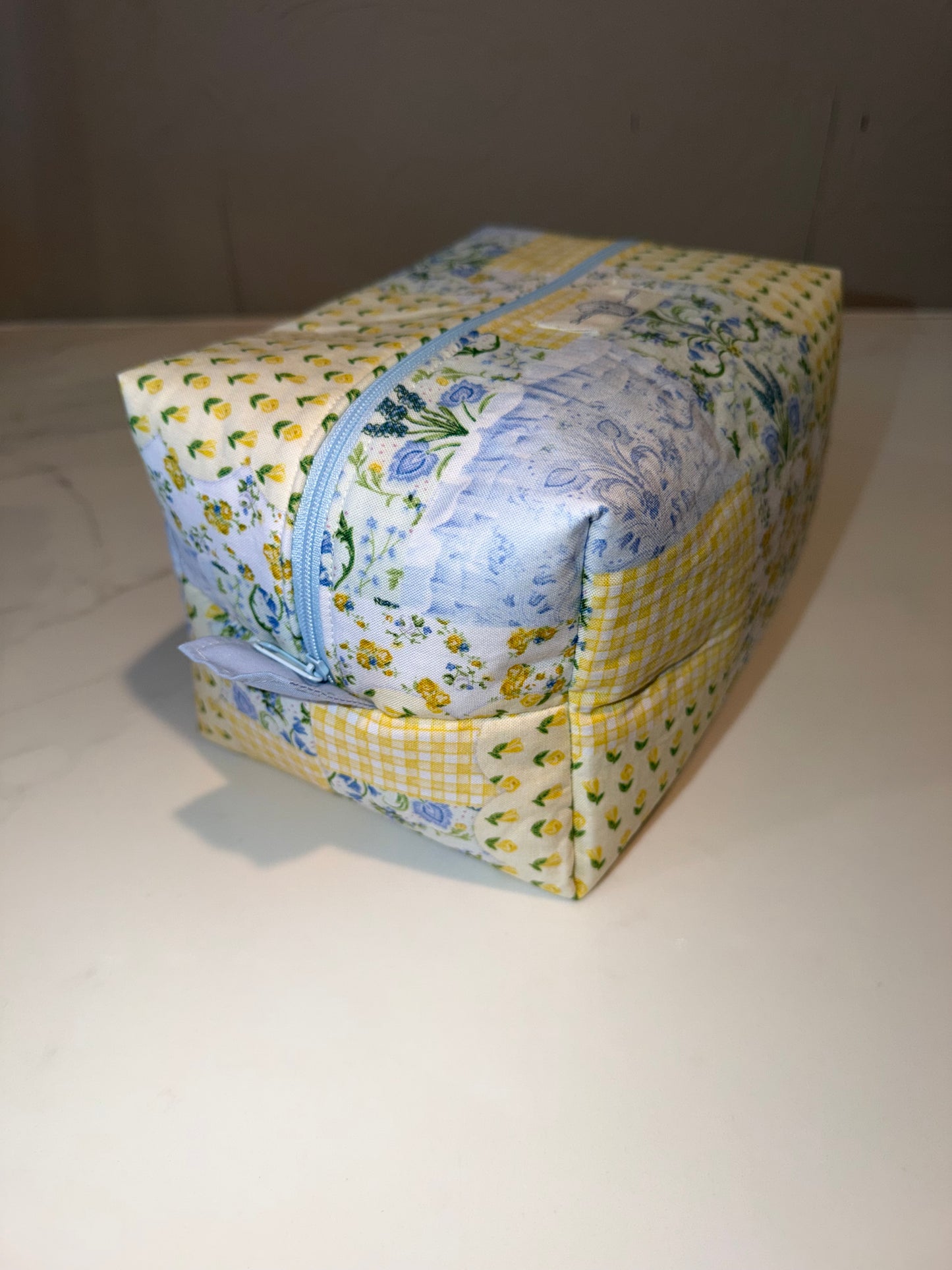 Patchwork Floral Toiletry Bag