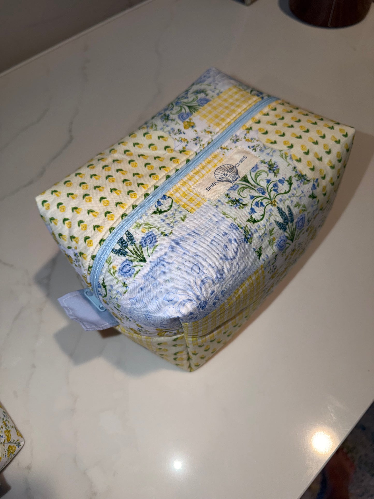 Patchwork Floral Toiletry Bag