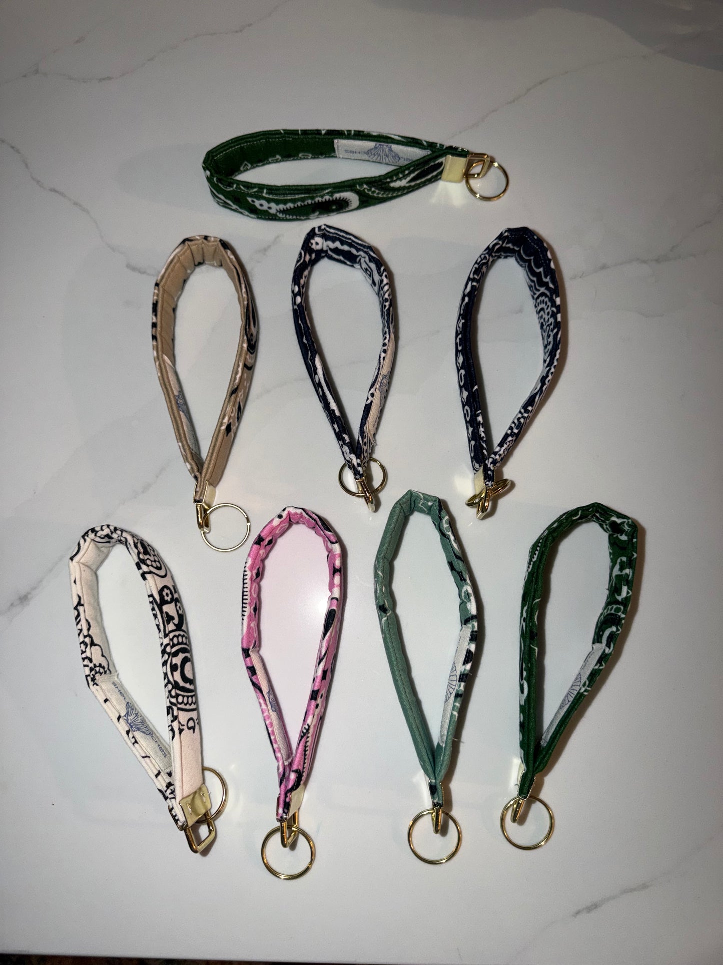 Bandana Wristlet Key Fob